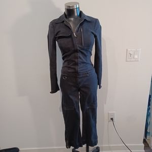 Bebe moto biker jumpsuit